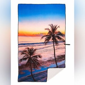 Whitley Willows Beach TOWEL Microfiber  35' x70'  Beach Sunset